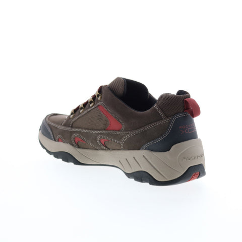 Rockport XCS Riggs Blucher Water Resistant Mens Brown Wide Sneakers Shoes