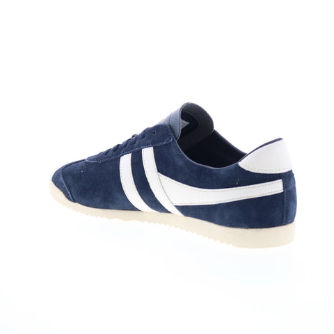 Gola Bullet Suede CLA153 Womens Blue Suede Lace Up Lifestyle Sneakers Shoes