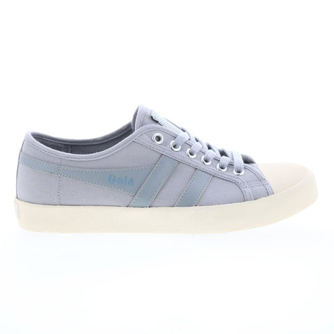 Gola Coaster CLA174 Womens Gray Canvas Lace Up Lifestyle Sneakers Shoes