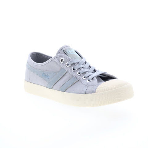 Gola Coaster CLA174 Womens Gray Canvas Lace Up Lifestyle Sneakers Shoes
