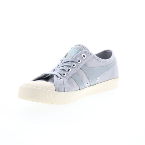 Gola Coaster CLA174 Womens Gray Canvas Lace Up Lifestyle Sneakers Shoes