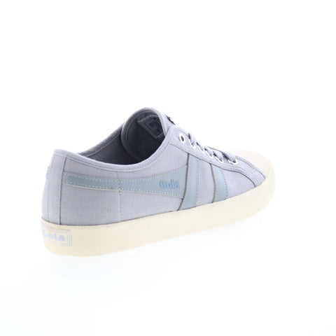 Gola Coaster CLA174 Womens Gray Canvas Lace Up Lifestyle Sneakers Shoes
