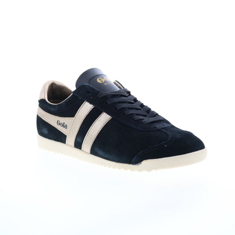 Gola Bullet Mirror CLA189 Womens Black Suede Lace Up Lifestyle Sneakers Shoes