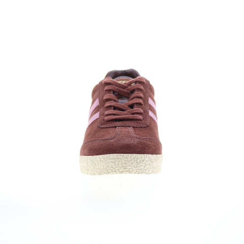 Gola Harrier Suede CLA192 Womens Brown Suede Lace Up Lifestyle Sneakers Shoes