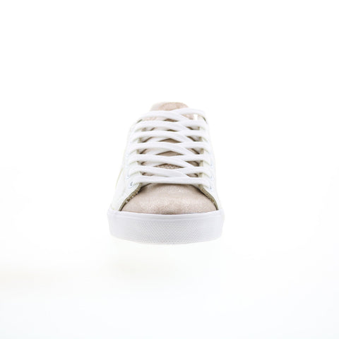 Gola Orchid CLA668 Womens White Leather Lace Up Lifestyle Sneakers Shoes