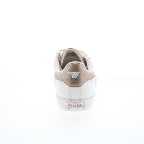 Gola Orchid CLA668 Womens White Leather Lace Up Lifestyle Sneakers Shoes