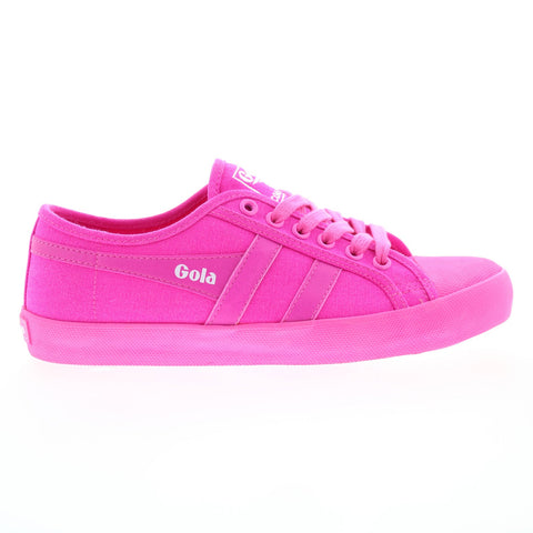 Gola Coaster CLA669 Womens Purple Canvas Lace Up Lifestyle Sneakers Shoes