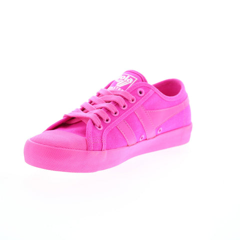 Gola Coaster CLA669 Womens Purple Canvas Lace Up Lifestyle Sneakers Shoes