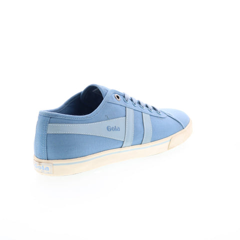Gola Jasmine CLA818 Womens Blue Canvas Lace Up Lifestyle Sneakers Shoes