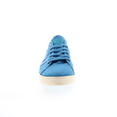 Gola Jasmine CLA818 Womens Blue Canvas Lace Up Lifestyle Sneakers Shoes