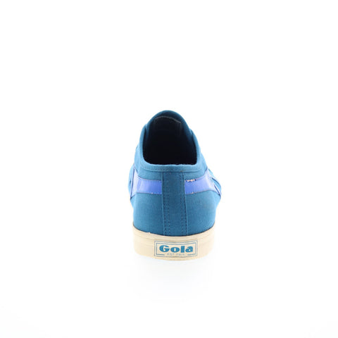 Gola Jasmine CLA818 Womens Blue Canvas Lace Up Lifestyle Sneakers Shoes