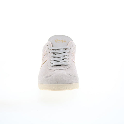 Gola Bullet CLA838 Womens Gray Suede Lace Up Lifestyle Sneakers Shoes