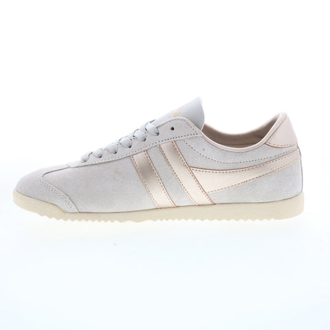 Gola Bullet CLA838 Womens Gray Suede Lace Up Lifestyle Sneakers Shoes