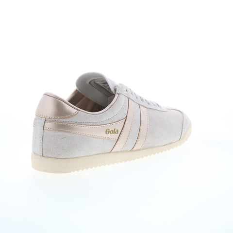 Gola Bullet CLA838 Womens Gray Suede Lace Up Lifestyle Sneakers Shoes