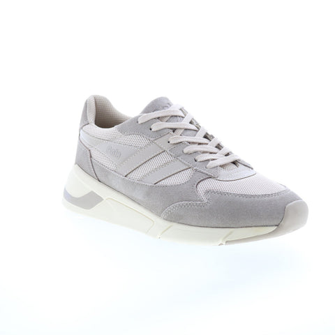 Gola Tempest CLB339 Womens Gray Suede Lace Up Lifestyle Sneakers Shoes