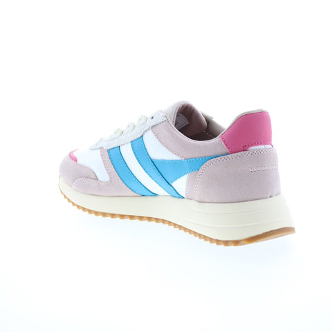 Gola Chicago CLB340 Womens White Suede Lace Up Lifestyle Sneakers Shoes