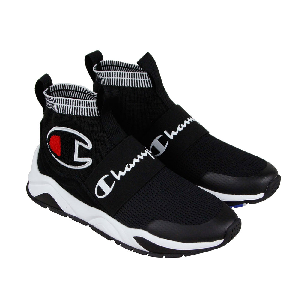Champion Rally Pro CM100018M Mens Black Canvas Athletic Cross Training ...
