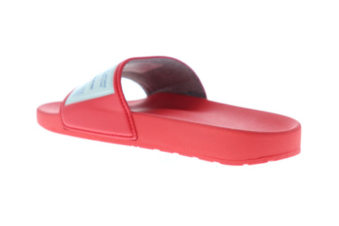 Champion Ipo Jock CM100142M Mens Red Slip On Slides Sandals Shoes