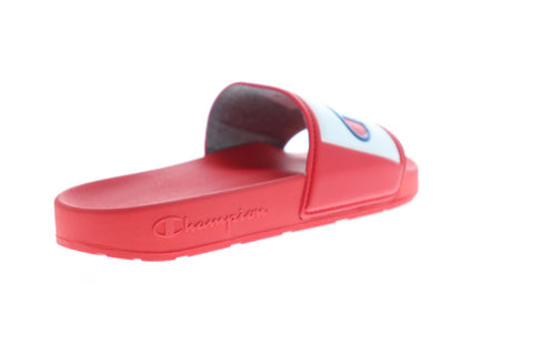 Champion Ipo Jock CM100142M Mens Red Slip On Slides Sandals Shoes