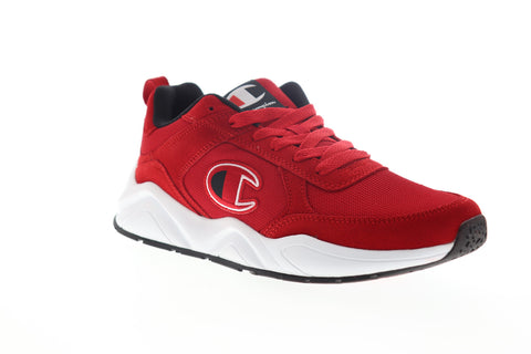 Champion 93 Eighteen Classic CM100231M Mens Red Mesh Lifestyle Sneakers Shoes