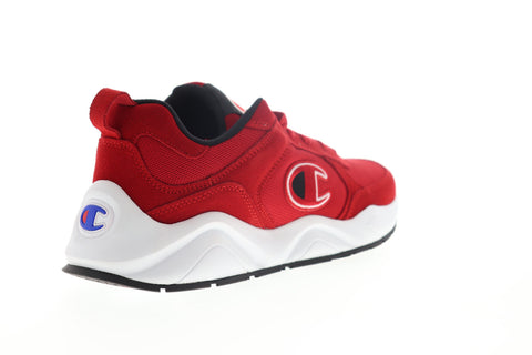Champion 93 Eighteen Classic CM100231M Mens Red Mesh Lifestyle Sneakers Shoes