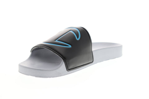 Champion Ipo C Block CM100326M Mens Black Slip On Slides Sandals Shoes