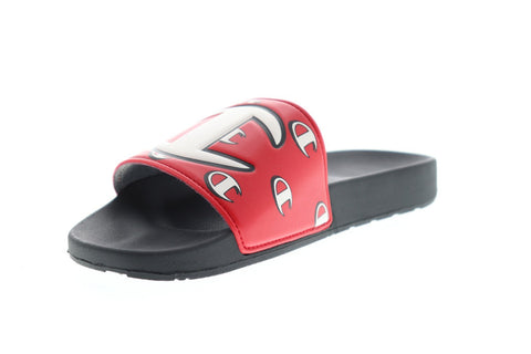 Champion Ipo Repeat C Mens Red Synthetic Slides Slip On Sandals Shoes