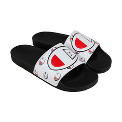 Champion Ipo Repeat C CM100335M Mens White Slip On Slides Sandals Shoes
