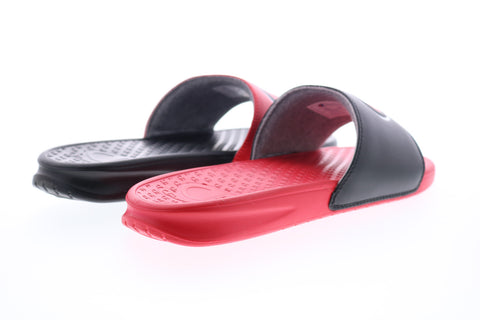 Champion Super Slide Mix Match CM100339M Mens Black Red Slides Sandals Shoes