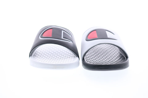 Champion Super Slide Mix Match CM100340M Mens Black White Slides Sandals Shoes