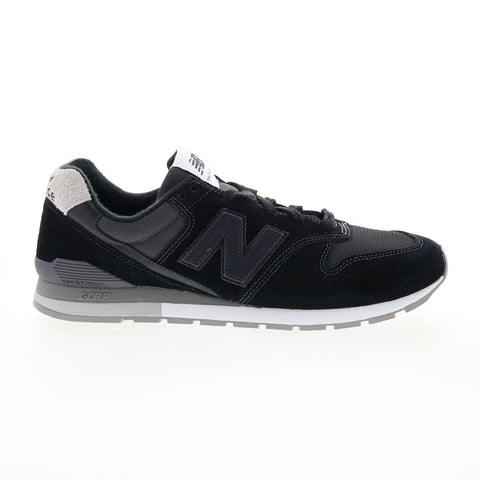 New Balance 996 CM996RH2 Mens Black Suede Lace Up Lifestyle Sneakers Shoes
