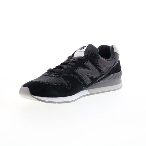 New Balance 996 CM996RH2 Mens Black Suede Lace Up Lifestyle Sneakers Shoes