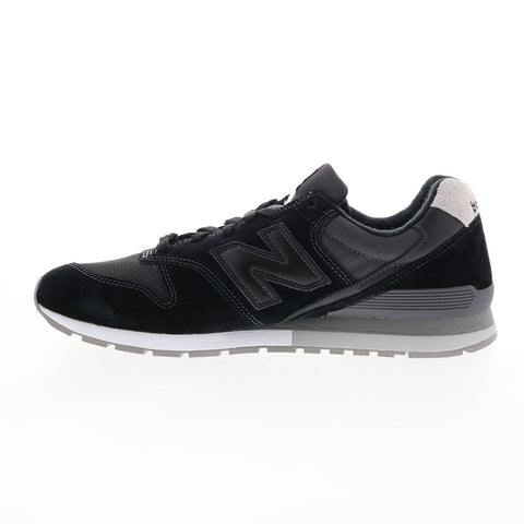 New Balance 996 CM996RH2 Mens Black Suede Lace Up Lifestyle Sneakers Shoes