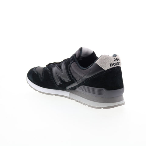 New Balance 996 CM996RH2 Mens Black Suede Lace Up Lifestyle Sneakers Shoes