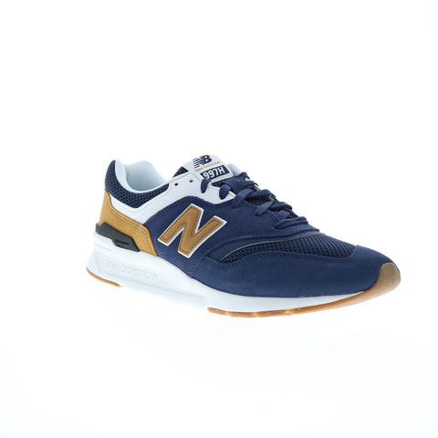 New Balance 997H CM997HHD Mens Blue Suede Lace Up Lifestyle Sneakers Shoes