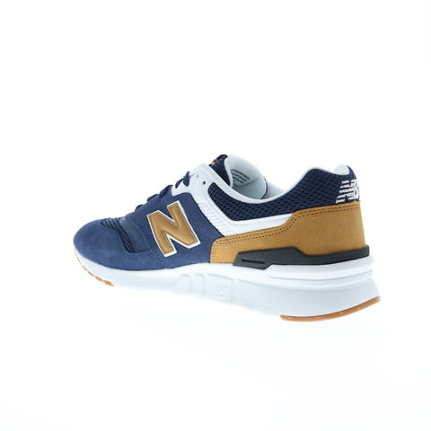 New Balance 997H CM997HHD Mens Blue Suede Lace Up Lifestyle Sneakers Shoes