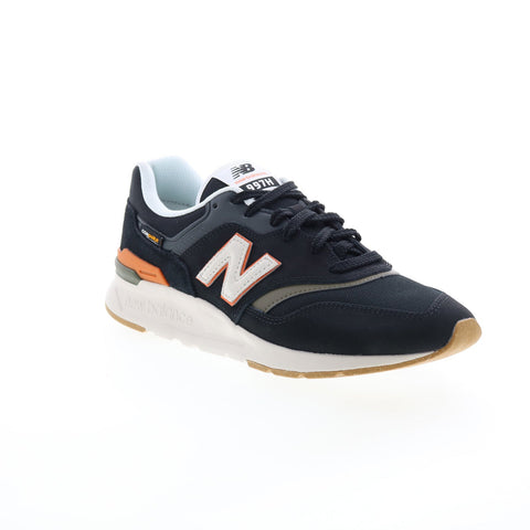 New Balance 997H CM997HLP Mens Black Leather Lace Up Lifestyle Sneakers Shoes
