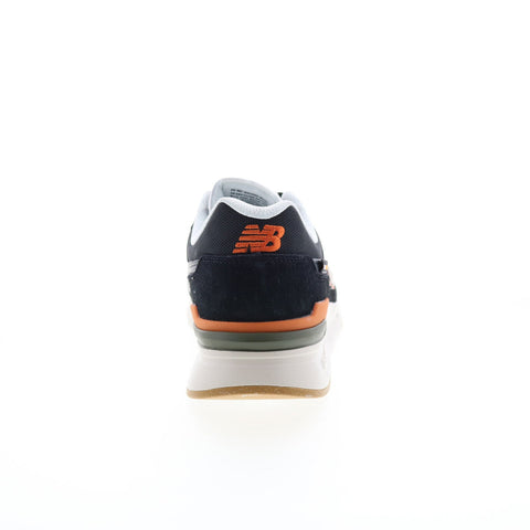 New Balance 997H CM997HLP Mens Black Leather Lace Up Lifestyle Sneakers Shoes