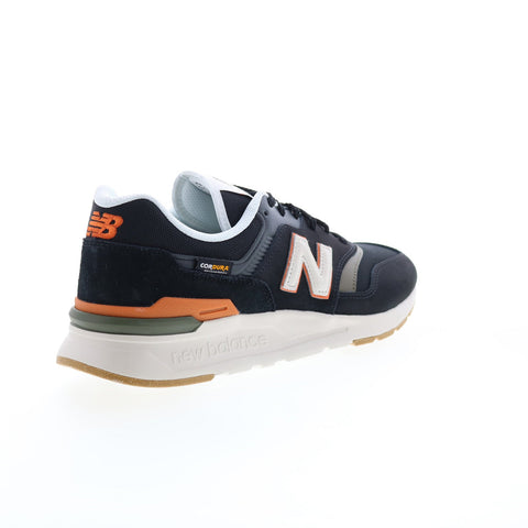 New Balance 997H CM997HLP Mens Black Leather Lace Up Lifestyle Sneakers Shoes