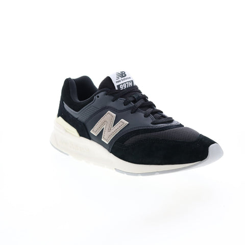 New Balance 997 H CM997HPE Mens Black Suede Lifestyle Sneakers Shoes