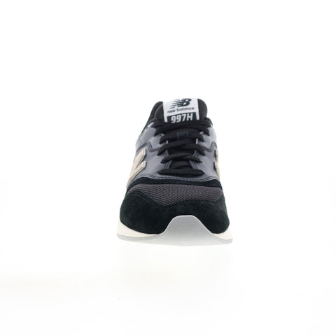 New Balance 997 H CM997HPE Mens Black Suede Lifestyle Sneakers Shoes