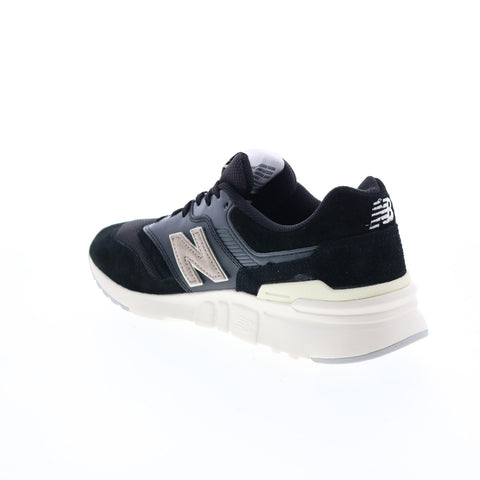 New Balance 997 H CM997HPE Mens Black Suede Lifestyle Sneakers Shoes