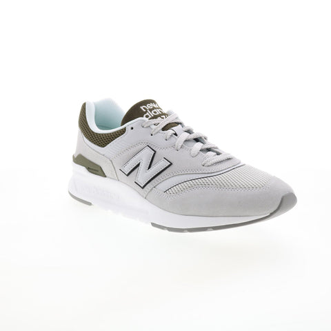 New Balance 997H CM997HQL Mens Gray Suede Lace Up Lifestyle Sneakers Shoes