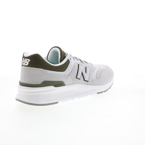 New Balance 997H CM997HQL Mens Gray Suede Lace Up Lifestyle Sneakers Shoes