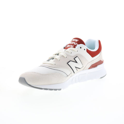 New Balance 997H CM997HQM Mens Beige Suede Lace Up Lifestyle Sneakers Shoes