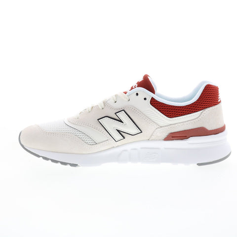 New Balance 997H CM997HQM Mens Beige Suede Lace Up Lifestyle Sneakers Shoes