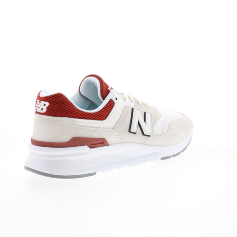 New Balance 997H CM997HQM Mens Beige Suede Lace Up Lifestyle Sneakers Shoes