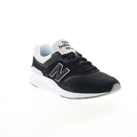 New Balance 997H CM997HQN Mens Black Suede Lace Up Lifestyle Sneakers Shoes