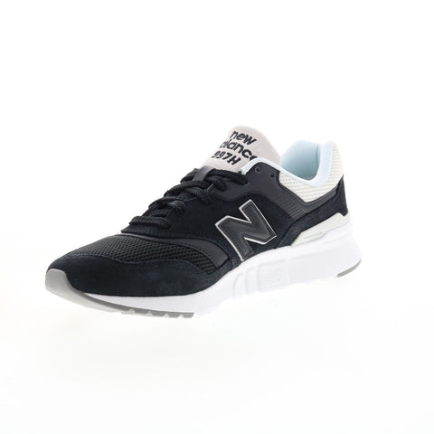 New Balance 997H CM997HQN Mens Black Suede Lace Up Lifestyle Sneakers Shoes