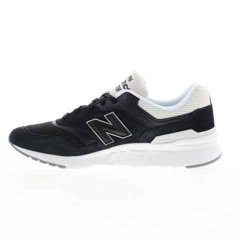 New Balance 997H CM997HQN Mens Black Suede Lace Up Lifestyle Sneakers Shoes